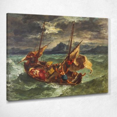 Christ On The Sea Of Galilee 1854 Eugène Delacroix edx20 canvas print 