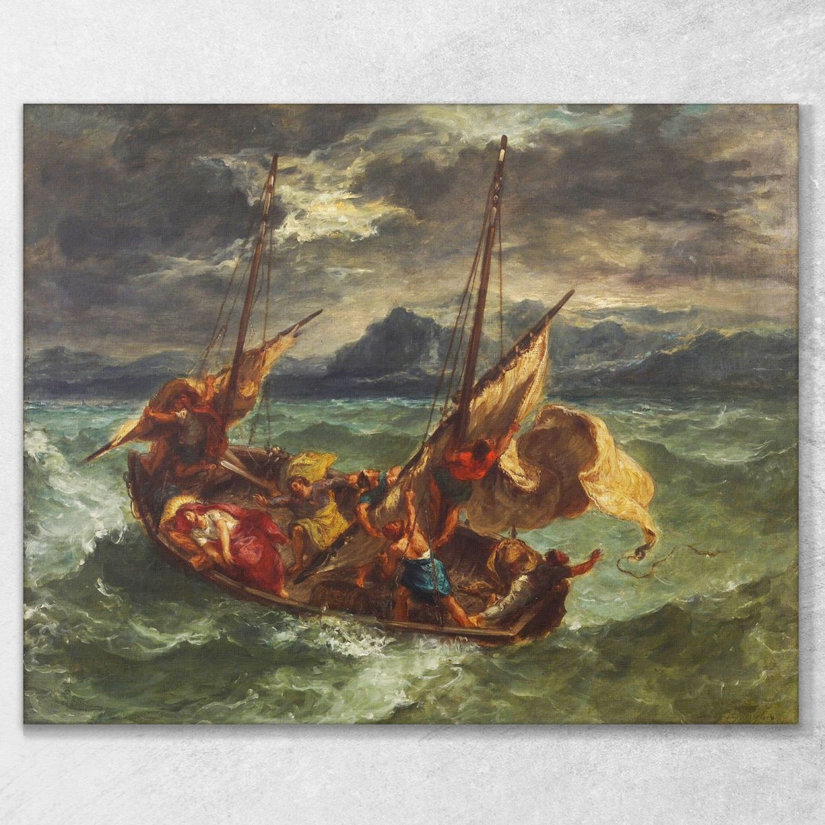 Christ On The Sea Of Galilee 1854 Eugène Delacroix edx20 canvas print 