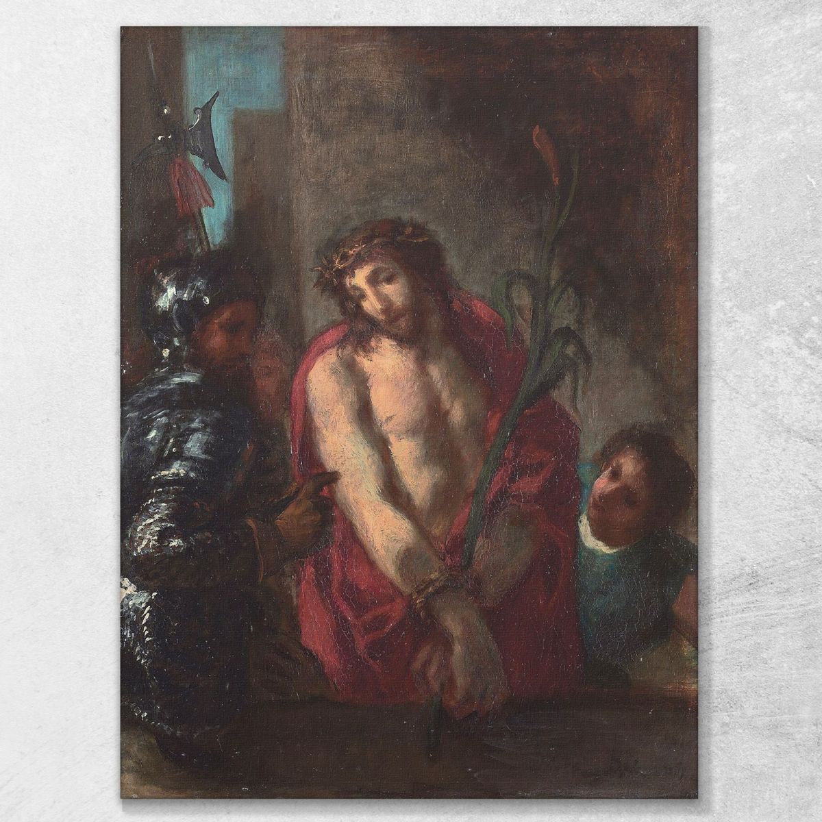 Ecce Homo Eugène Delacroix edx32 canvas print 