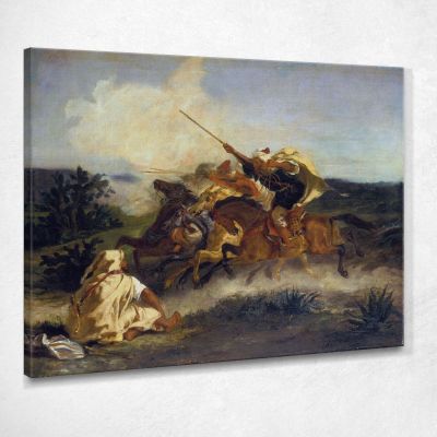 Arab Fantasy Eugène Delacroix edx38 canvas print 
