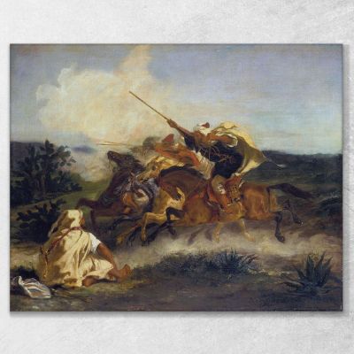 Arab Fantasy Eugène Delacroix edx38 canvas print 