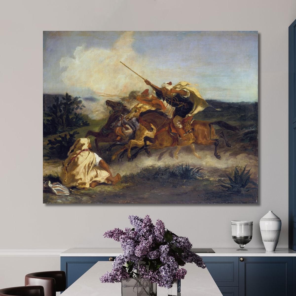 Arab Fantasy Eugène Delacroix edx38 canvas print 