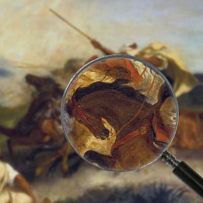 Arab Fantasy Eugène Delacroix edx38 canvas print