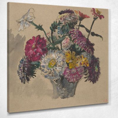 Flowers Eugène Delacroix edx41 canvas print 