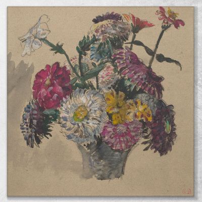 Flowers Eugène Delacroix edx41 canvas print 