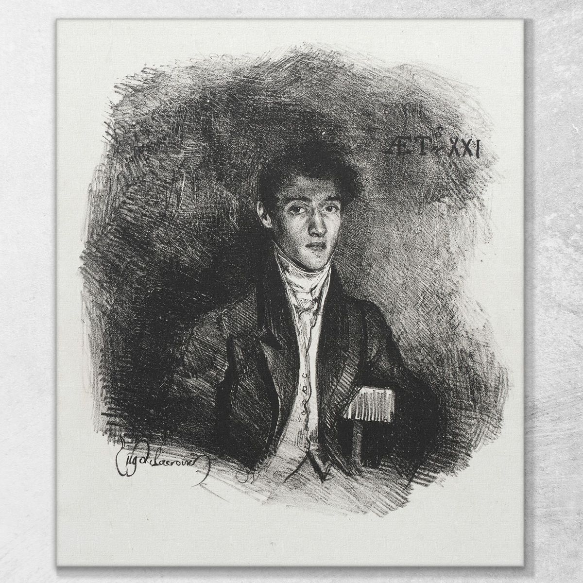 Baron Schwiter Eugène Delacroix edx65 canvas print 