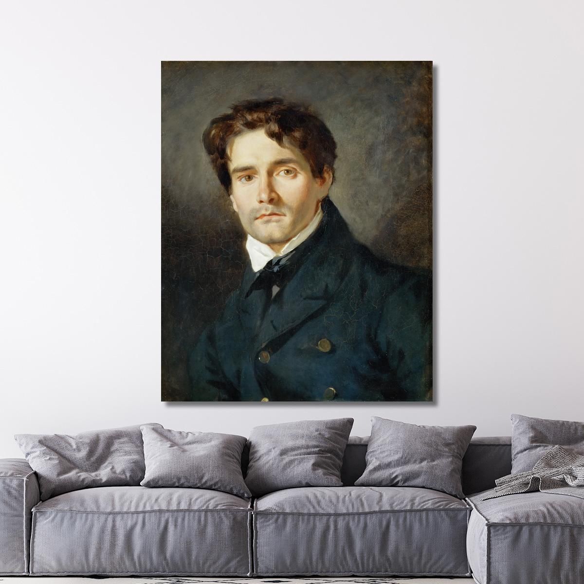 Leon Riesener Eugène Delacroix edx74 canvas print 