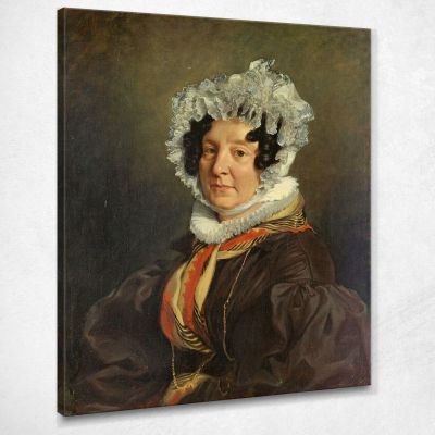 Madame Henri François Riesener Félicité Longrois Eugène Delacroix edx75 canvas print 