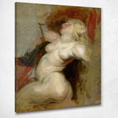 Emergency Eugène Delacroix edx84 canvas print 