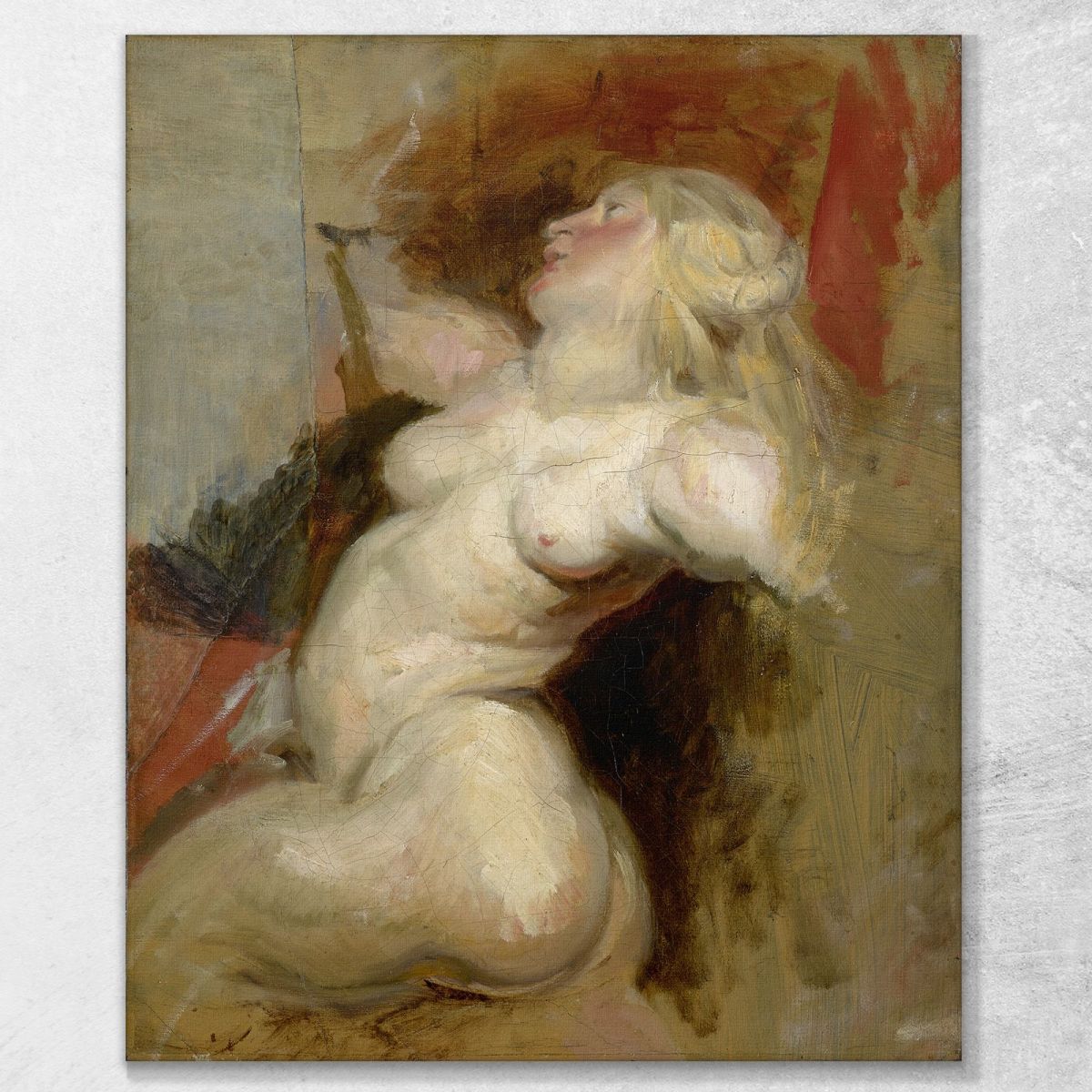 Emergency Eugène Delacroix edx84 canvas print 