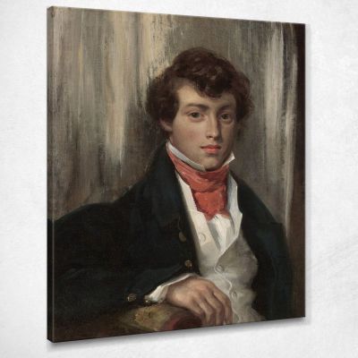 Portrait Of Charles De Verninac Eugène Delacroix edx90 canvas print 