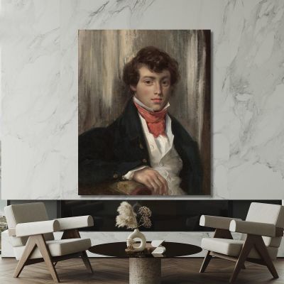 Portrait Of Charles De Verninac Eugène Delacroix edx90 canvas print 