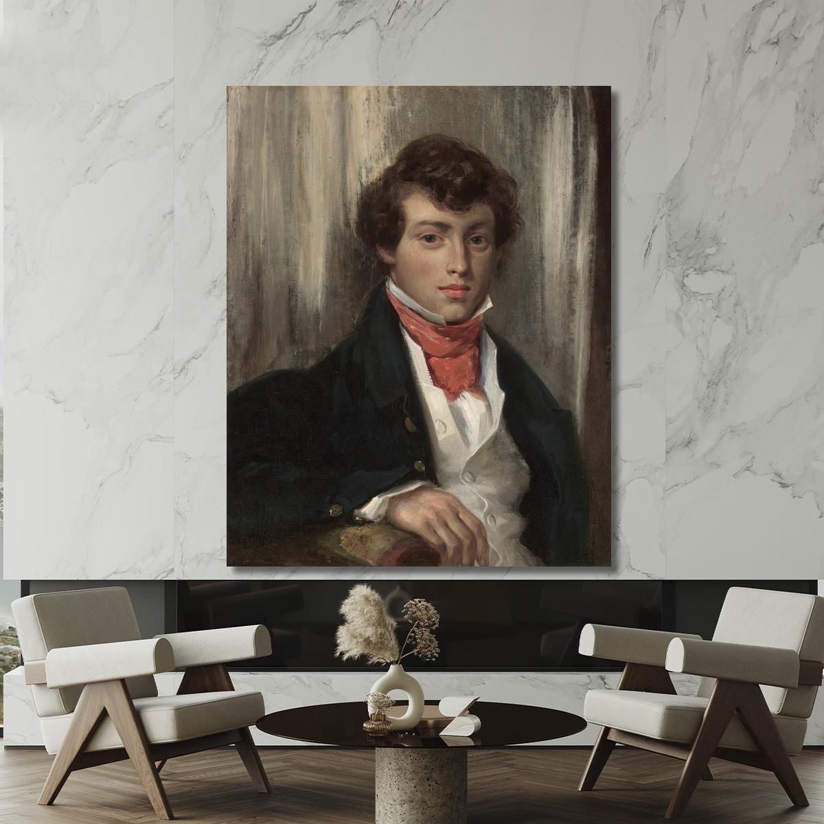 Portrait Of Charles De Verninac Eugène Delacroix edx90 canvas print 