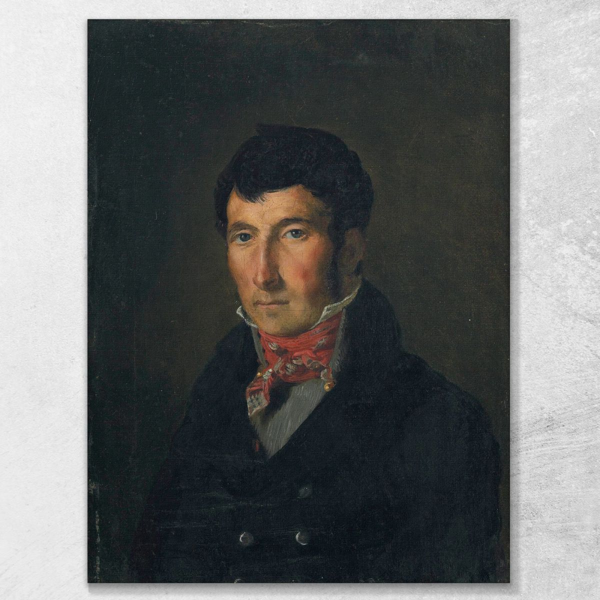Portrait Of Fougerat Eugène Delacroix edx91 canvas print 