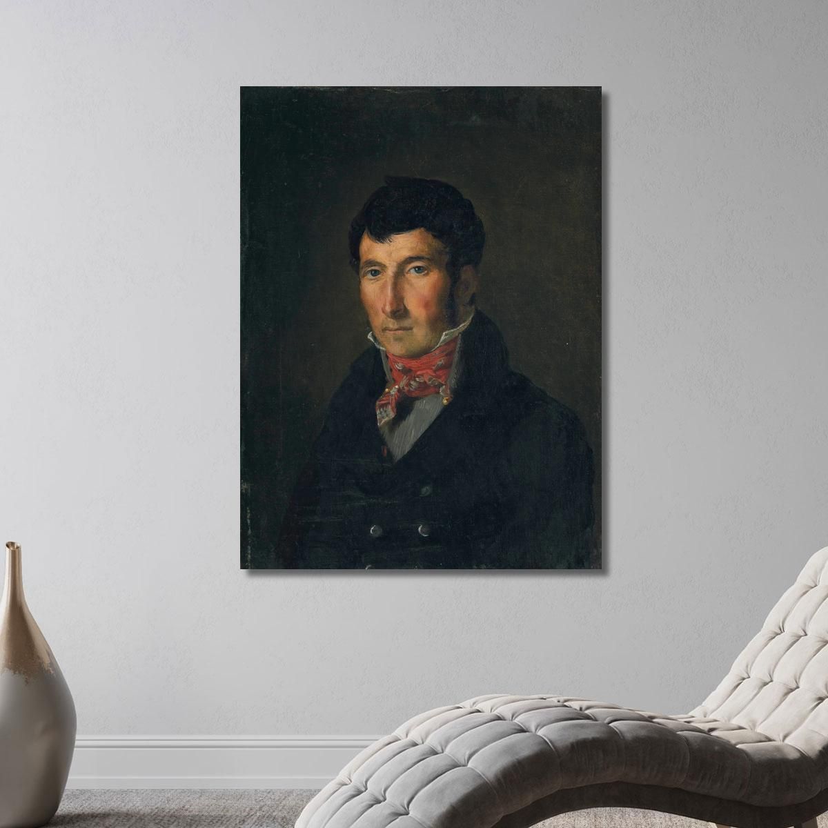 Portrait Of Fougerat Eugène Delacroix edx91 canvas print 