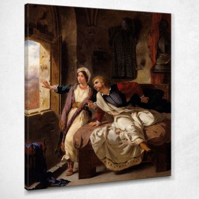 Rebecca And The Wounded Ivanhoe Eugène Delacroix edx98 canvas print 