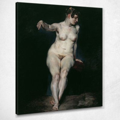 Seated Nude Mademoiselle Rose Eugène Delacroix edx105 canvas print 