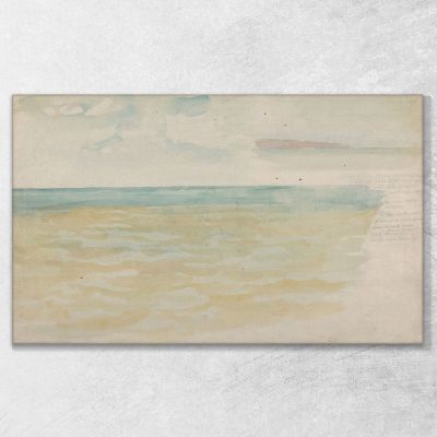 The Sea At Dieppe Eugène Delacroix edx140 canvas print 