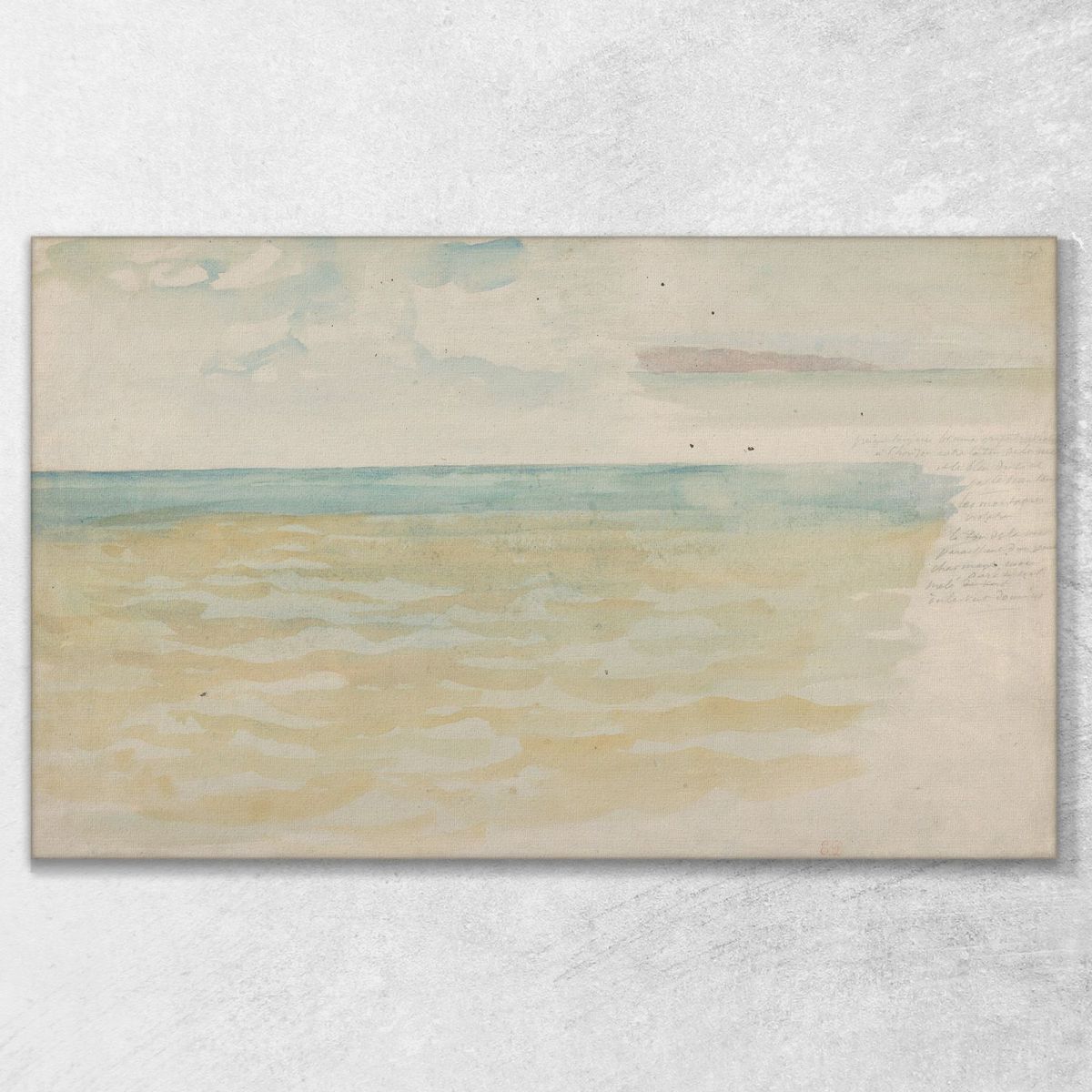 The Sea At Dieppe Eugène Delacroix edx140 canvas print 