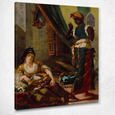 Women Of Algiers Eugène Delacroix edx157 canvas print 