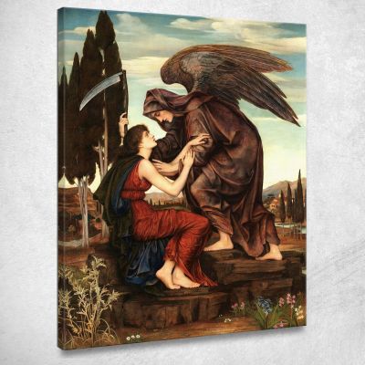 Angel Of Death Evelyn De Morgan emg2 canvas print 