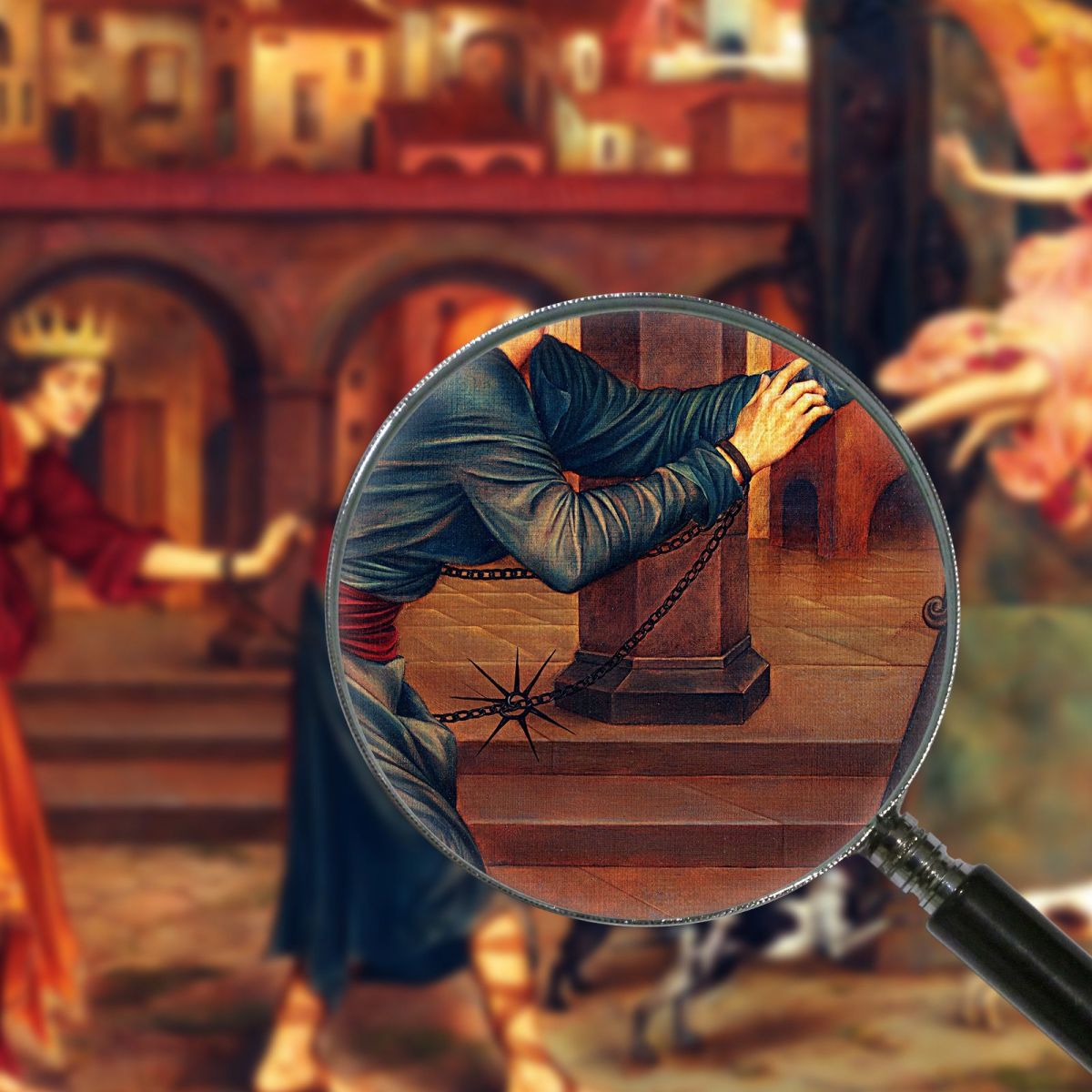 Blindness And Cupidity Chasing Joy From The City Evelyn De Morgan emg3 canvas print
