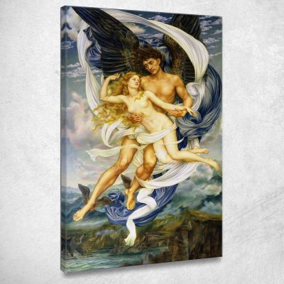 Boreas And Oreithyia Evelyn De Morgan emg4 canvas print 