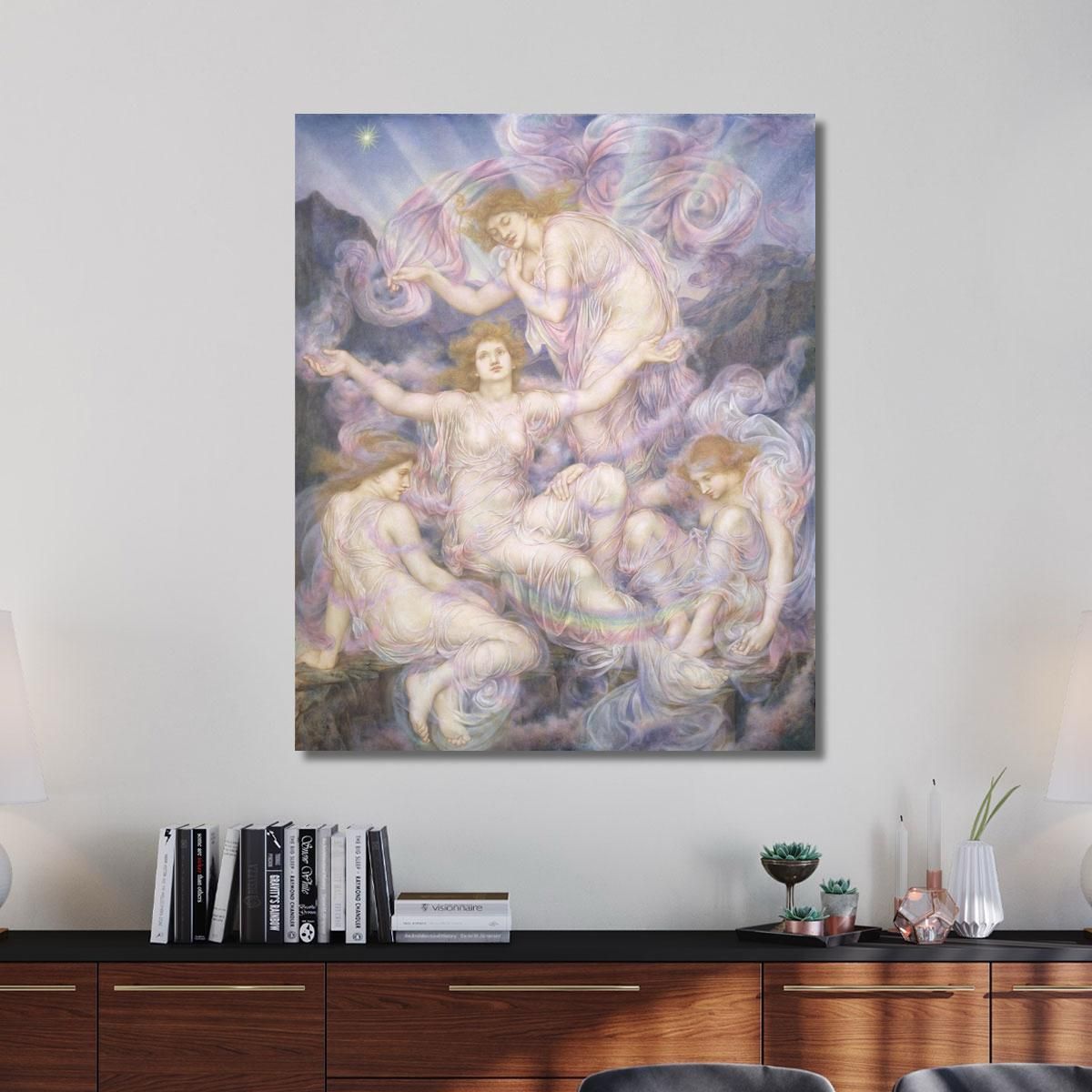 Daughters Of The Mist Evelyn De Morgan emg10 canvas print 