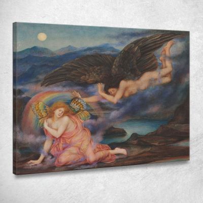 Death Of A Butterfly Evelyn De Morgan emg11 canvas print 