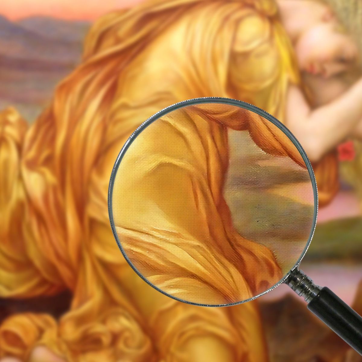 Demeter Mourning For Persephone Evelyn De Morgan emg13 canvas print