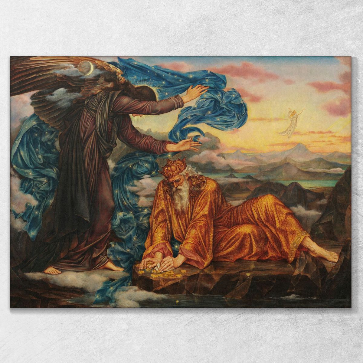 Earthbound Evelyn De Morgan emg14 canvas print 