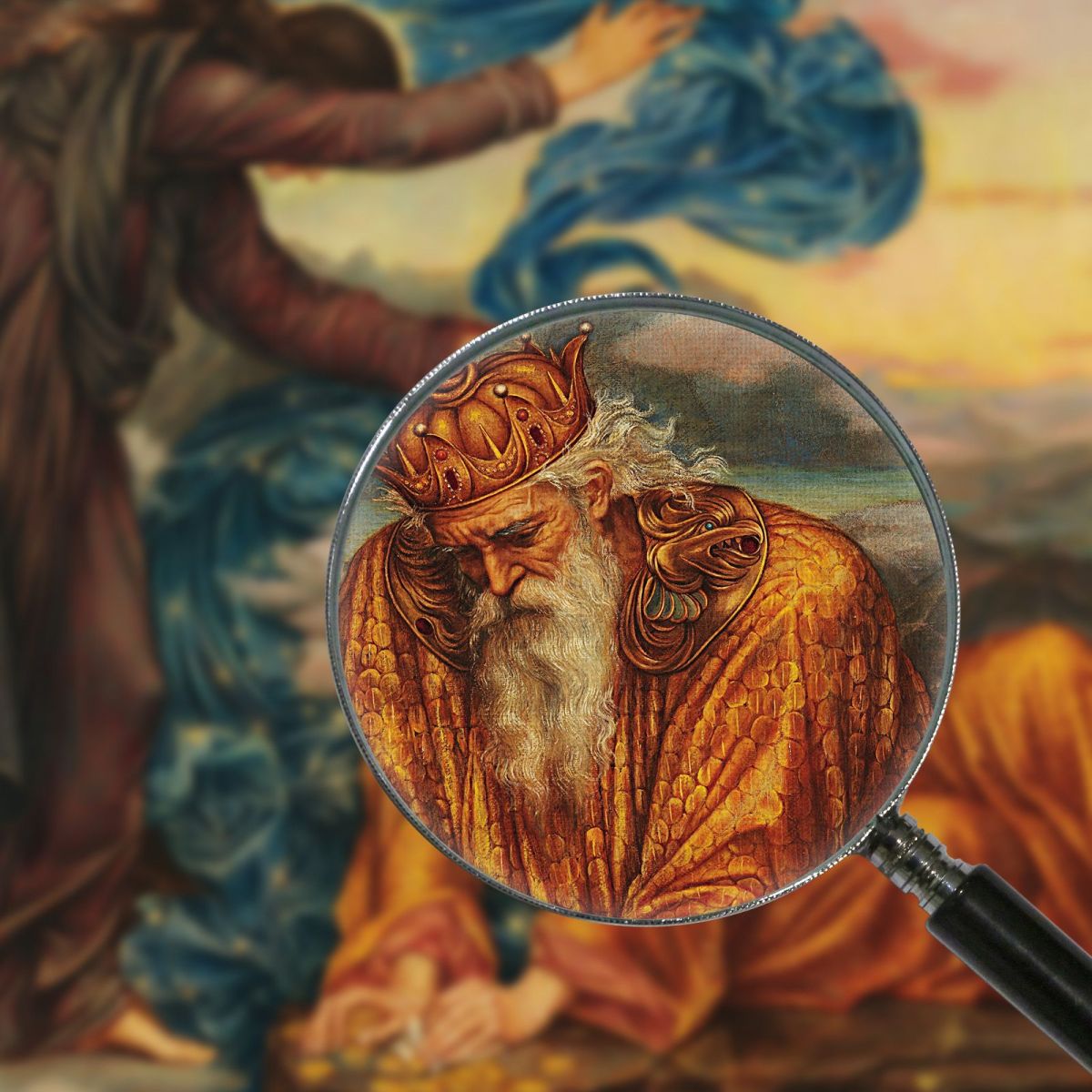 Earthbound Evelyn De Morgan emg14 canvas print