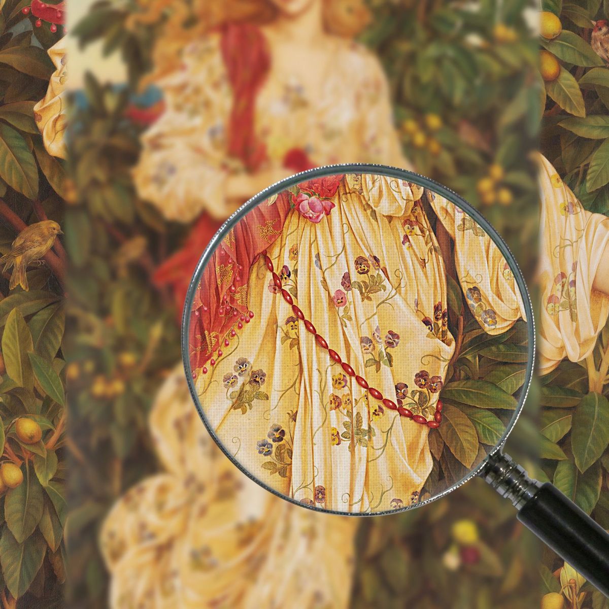 Flora Evelyn De Morgan emg16 canvas print