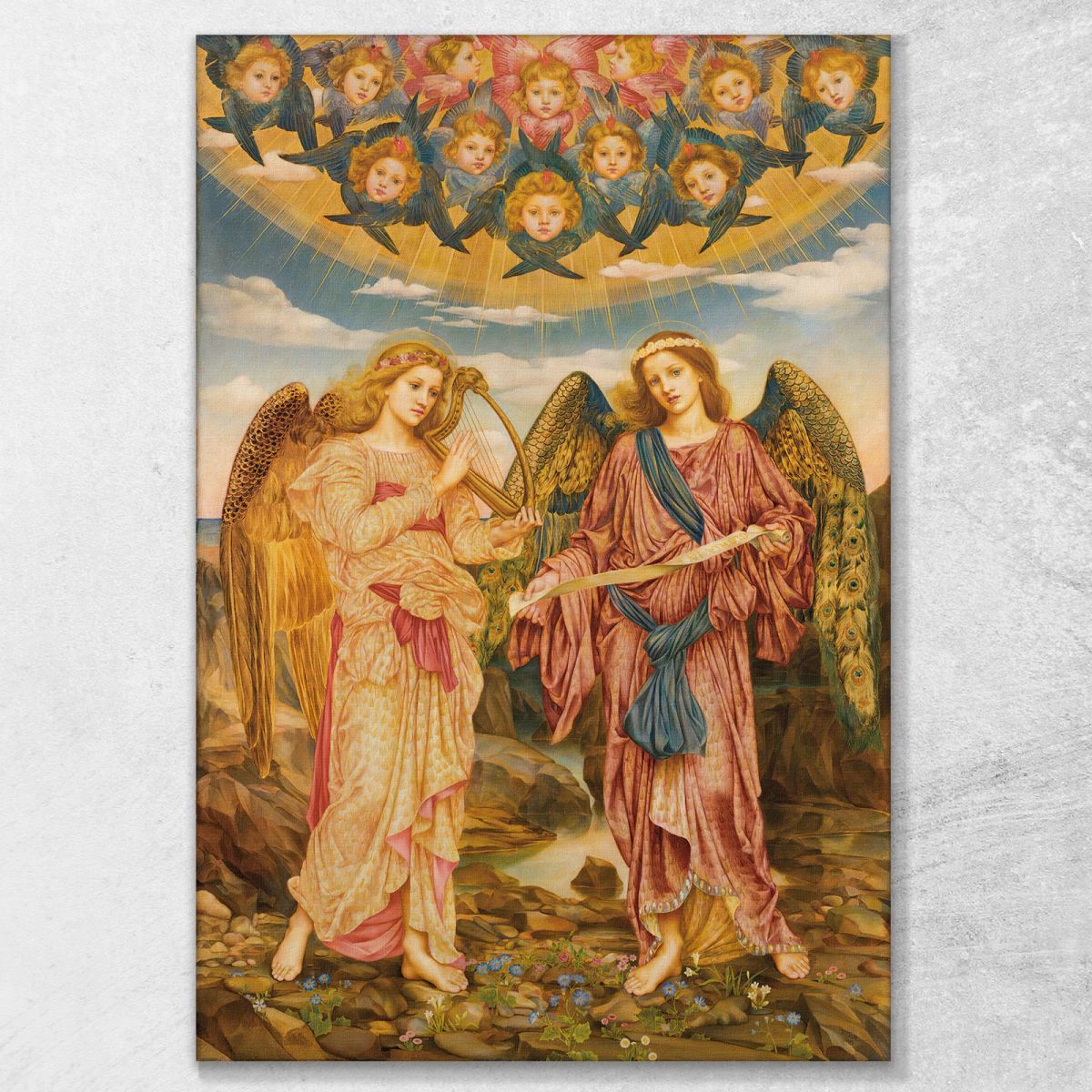 Glory In The Highest Evelyn De Morgan emg17 canvas print 