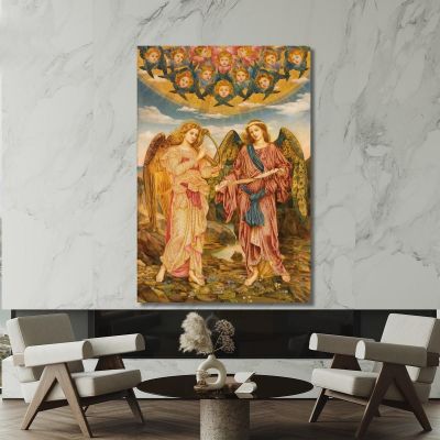 Glory In The Highest Evelyn De Morgan emg17 canvas print 