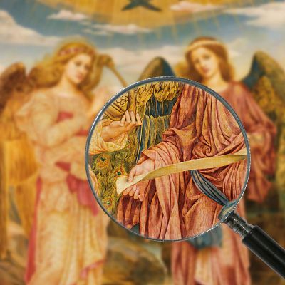 Glory In The Highest Evelyn De Morgan emg17 canvas print