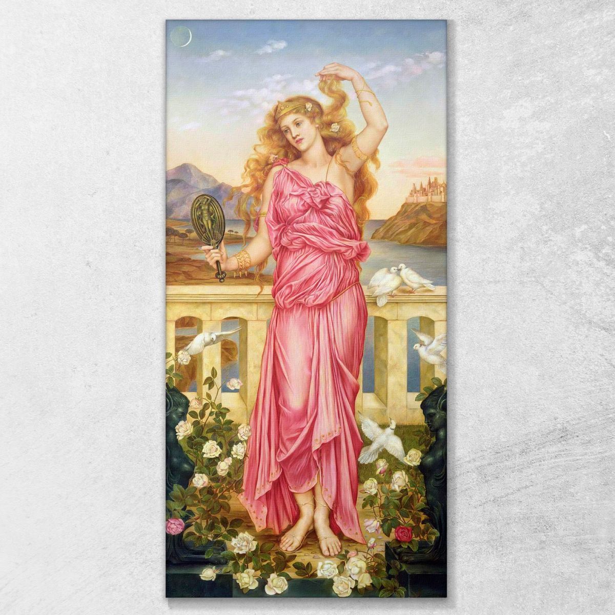 Helen Of Troy Evelyn De Morgan emg19 canvas print 