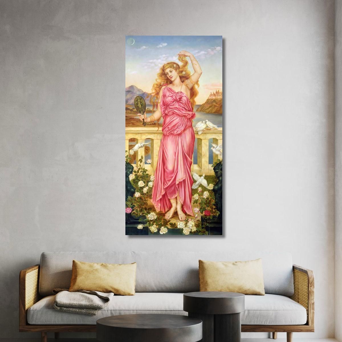 Helen Of Troy Evelyn De Morgan emg19 canvas print 