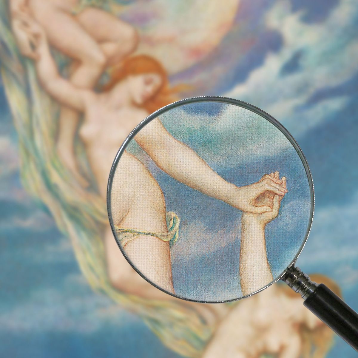 Moonbeams Dipping Into The Sea Evelyn De Morgan emg22 canvas print