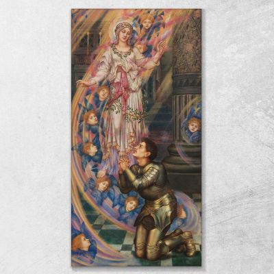 Our Lady Of Peace Evelyn De Morgan emg24 canvas print 
