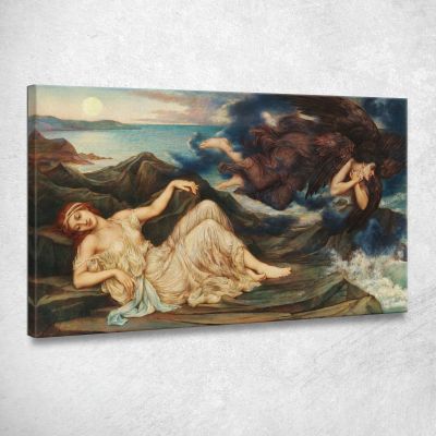 Port After Stormy Seas Evelyn De Morgan emg25 canvas print 