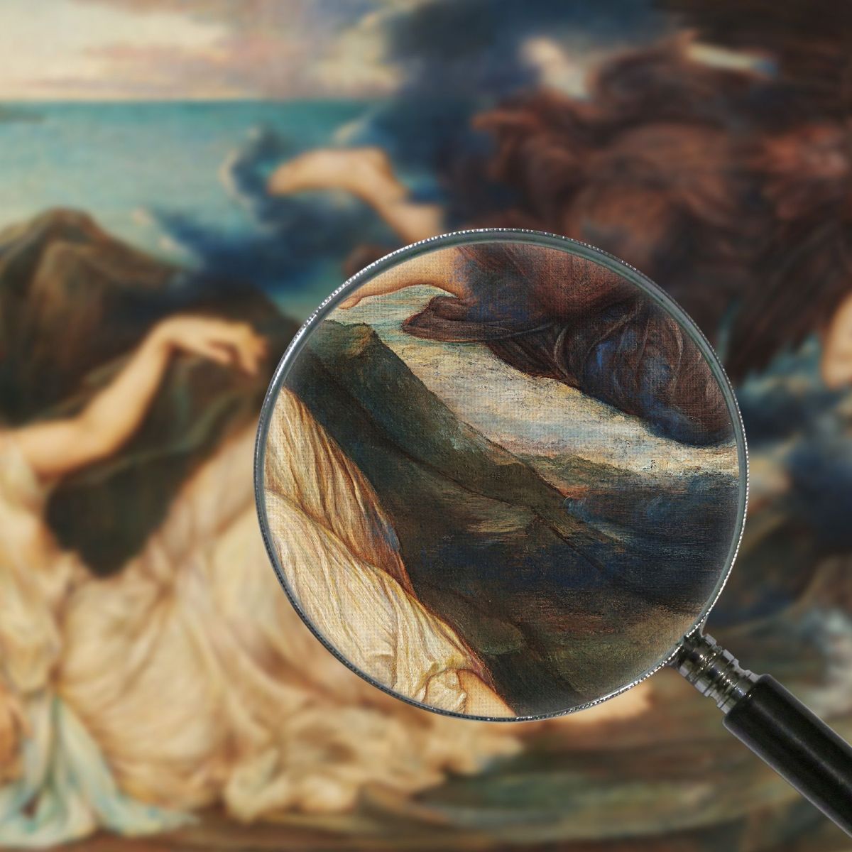 Port After Stormy Seas Evelyn De Morgan emg25 canvas print