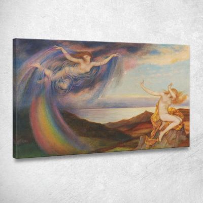 Sunbeam And Summer Shower Evelyn De Morgan emg30 canvas print 