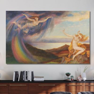Sunbeam And Summer Shower Evelyn De Morgan emg30 canvas print 