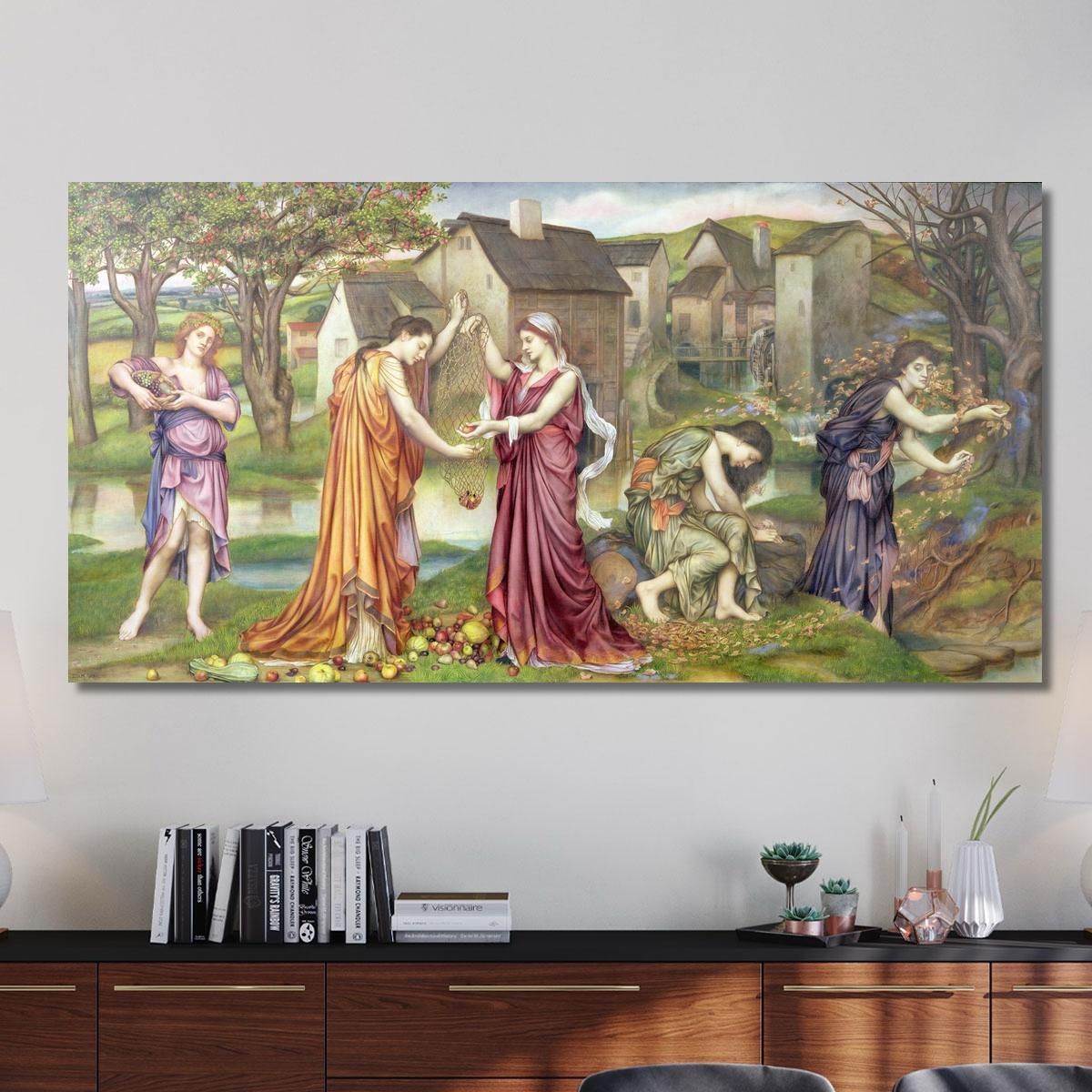 The Cadence Of Autumn Evelyn De Morgan emg34 canvas print 