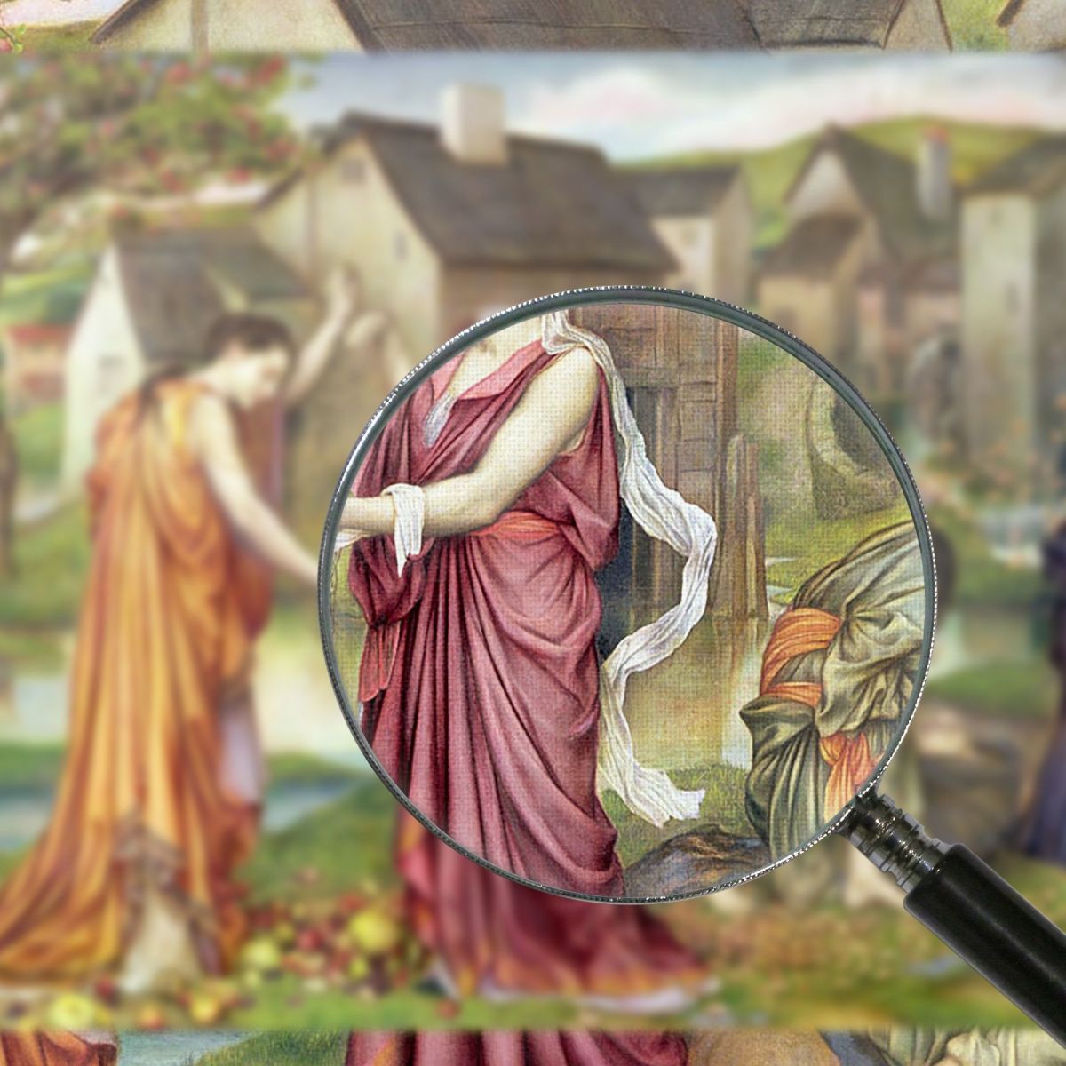 The Cadence Of Autumn Evelyn De Morgan emg34 canvas print