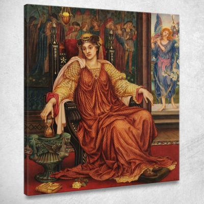 The Hour Glass Evelyn De Morgan emg42 canvas print 