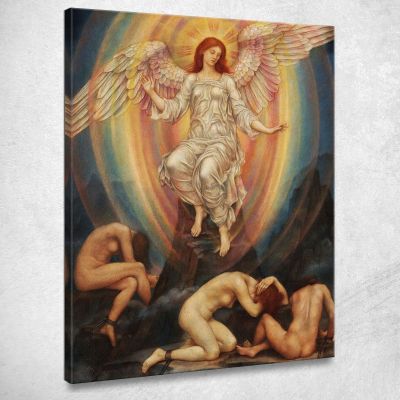 The Light Shineth In Darkness Evelyn De Morgan emg43 canvas print 