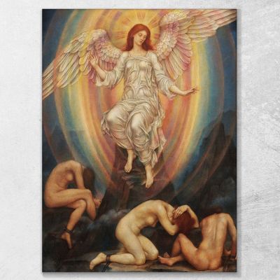 The Light Shineth In Darkness Evelyn De Morgan emg43 canvas print 