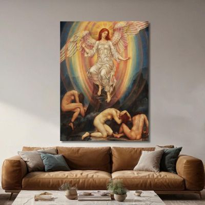 The Light Shineth In Darkness Evelyn De Morgan emg43 canvas print 
